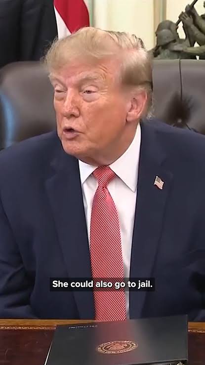 Trump Says Congresswoman Ilhan Omar Could Face Jail Amid Immigration Probe